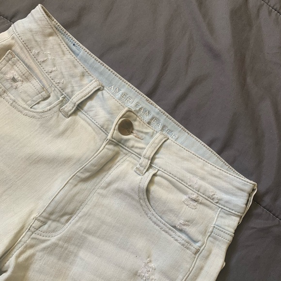 Light Wash Jean Shorts - Picture 5 of 11
